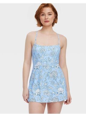 NWT Roller Rabbit X Target Floral Vines Zip-Front Mini Tennis Dress Size Medium